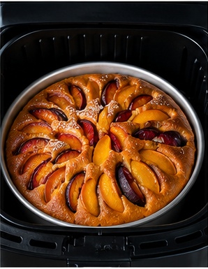 Torta quasi a fine cottura